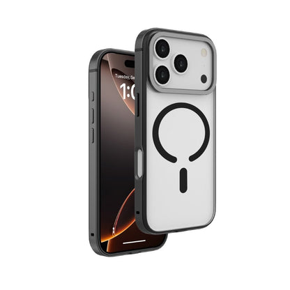 Infinyty Cirra Clear Case with Metallic Accents iPhone 17 Pro, Black