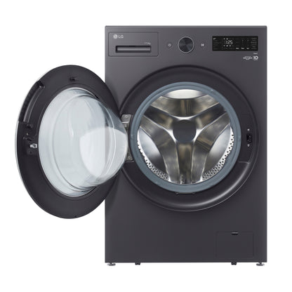 LG Front Load Washing Machine, 17.5 kg, 1000 RPM, Essence Graphite, F0Z8DYPK4