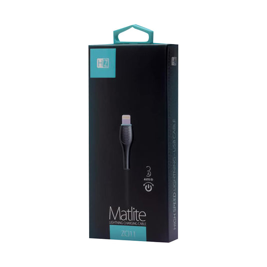 Heatz Matlite Lightning Charging Cable Black