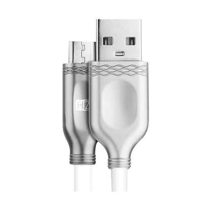 Heatz Metallic Micro USB Charging Cable 3m Grey