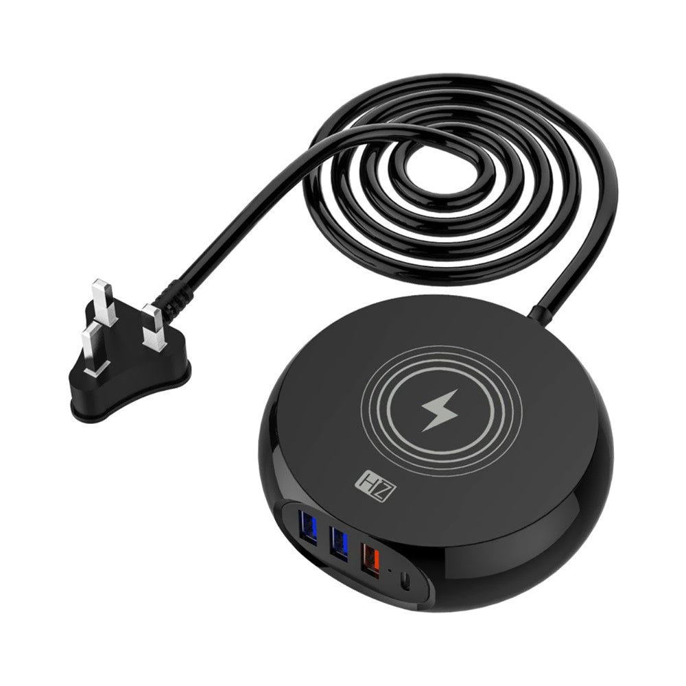 Heatz Magnetic Wireless Charger Black