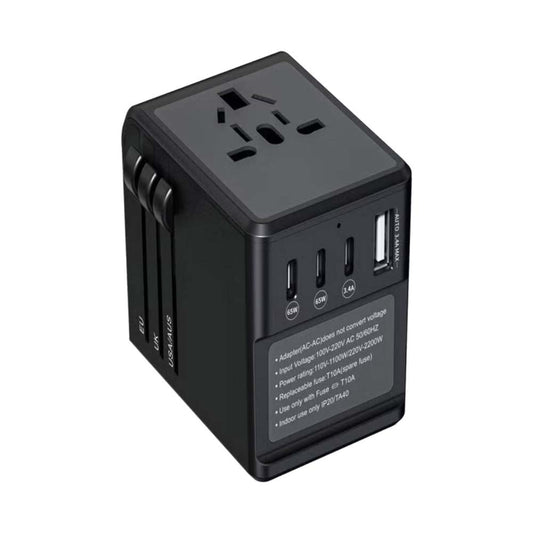 BrandTech 65W Universal Travel Adapter Black