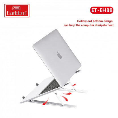 Earldom Aluminum Laptop Stand Silver