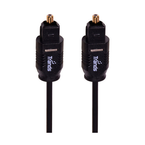 Trands Optical Fiber Digital Audio Cable 200cm Black