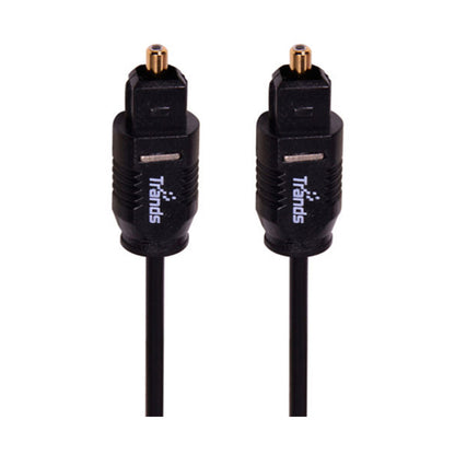 Trands Optical Fiber Digital Audio Cable 200cm Black