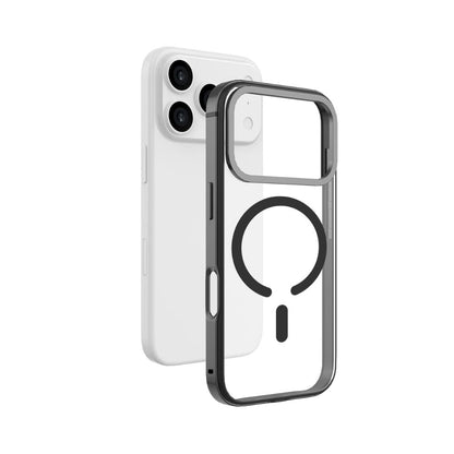 Infinyty Cirra Clear Case with Metallic Accents iPhone 17 Pro Max, Black