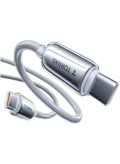 TORRAS IceFlow 60W USB-C Cable - Grey