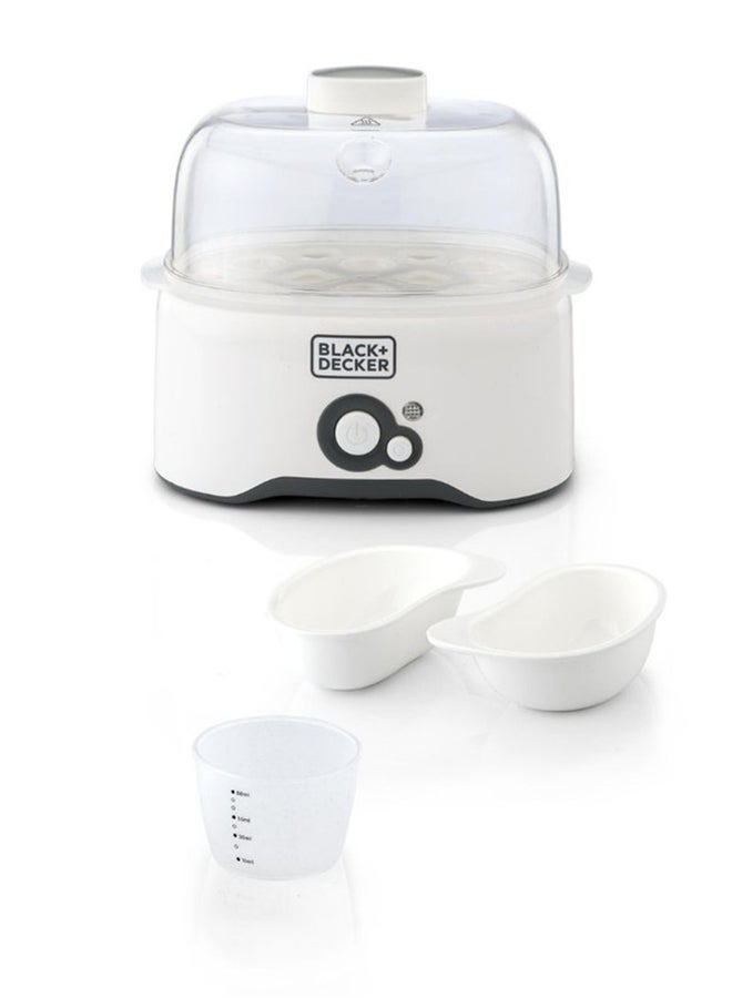 BLACK+DECKER EG200-B5 Egg Cooker 6-Egg 280W White