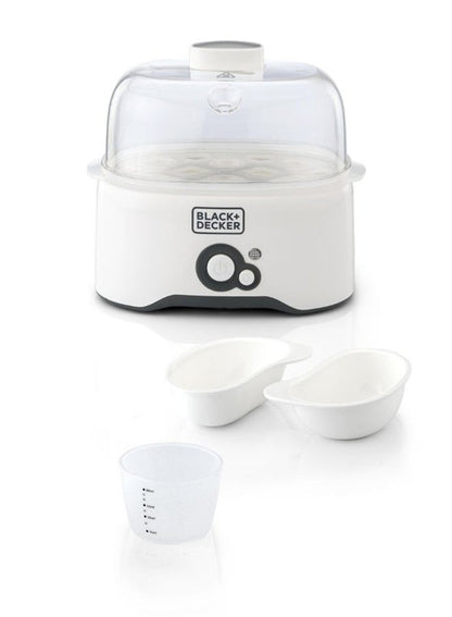 BLACK+DECKER EG200-B5 Egg Cooker 6-Egg 280W White