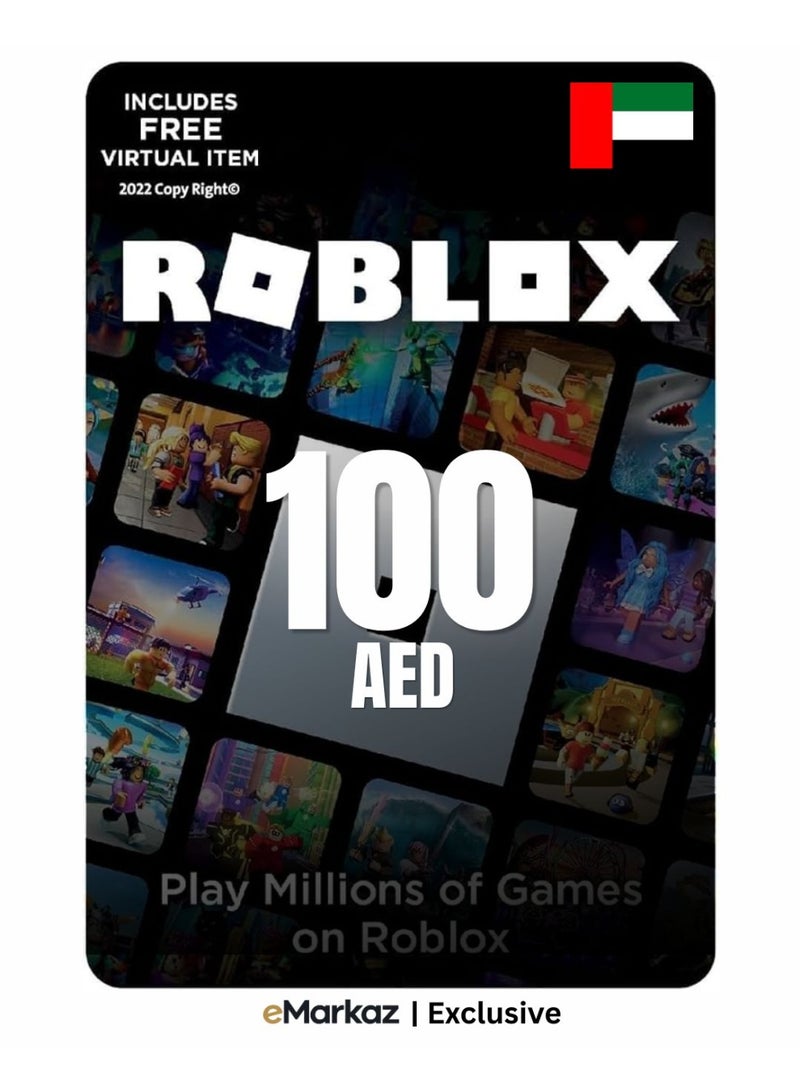 EPAY ROBLOX GIFT CARD DIGITAL CODE 100 AED AE