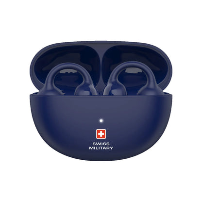 Swiss Military Delta 6 True Wireless Bluetooth Earbuds – Blue