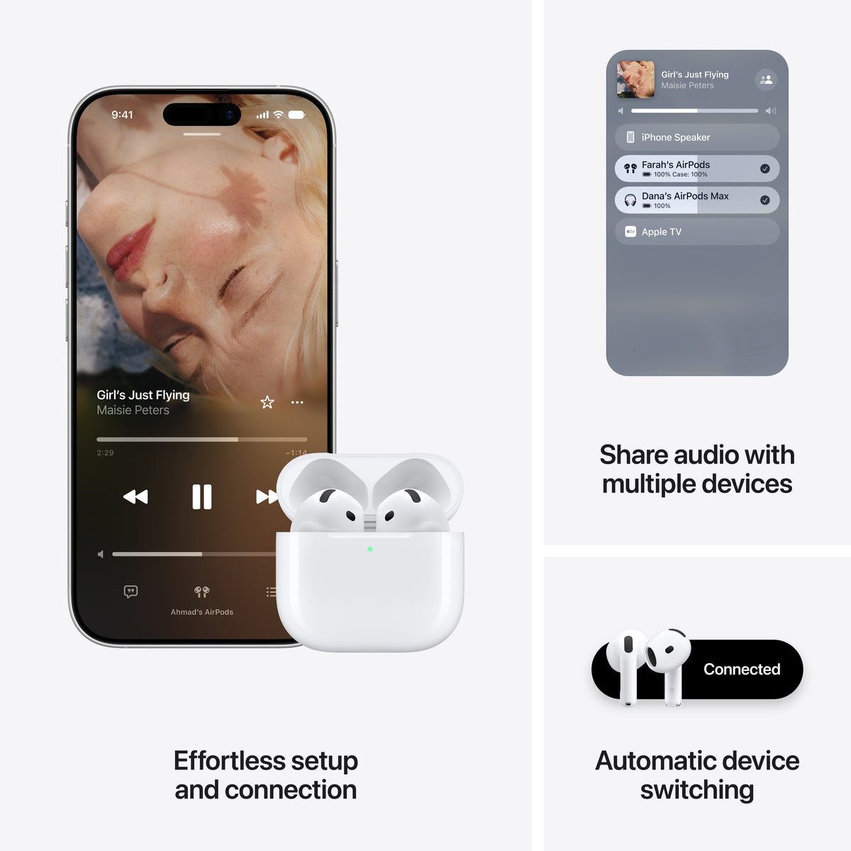 Apple AirPods 5 – Active Noise Cancellation, Adaptive Audio, IP57 Water Resistant, Bluetooth 5.3, USB-C Charging Case