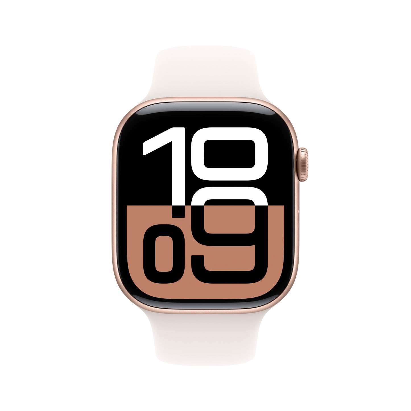 Pre-booking Apple Watch Series 10 GPS 42mm Rose Gold Aluminium Case with Light Blush Sport Band - S/M, MWWH3QA/A, Delivery from 20th Sep'24 onwards