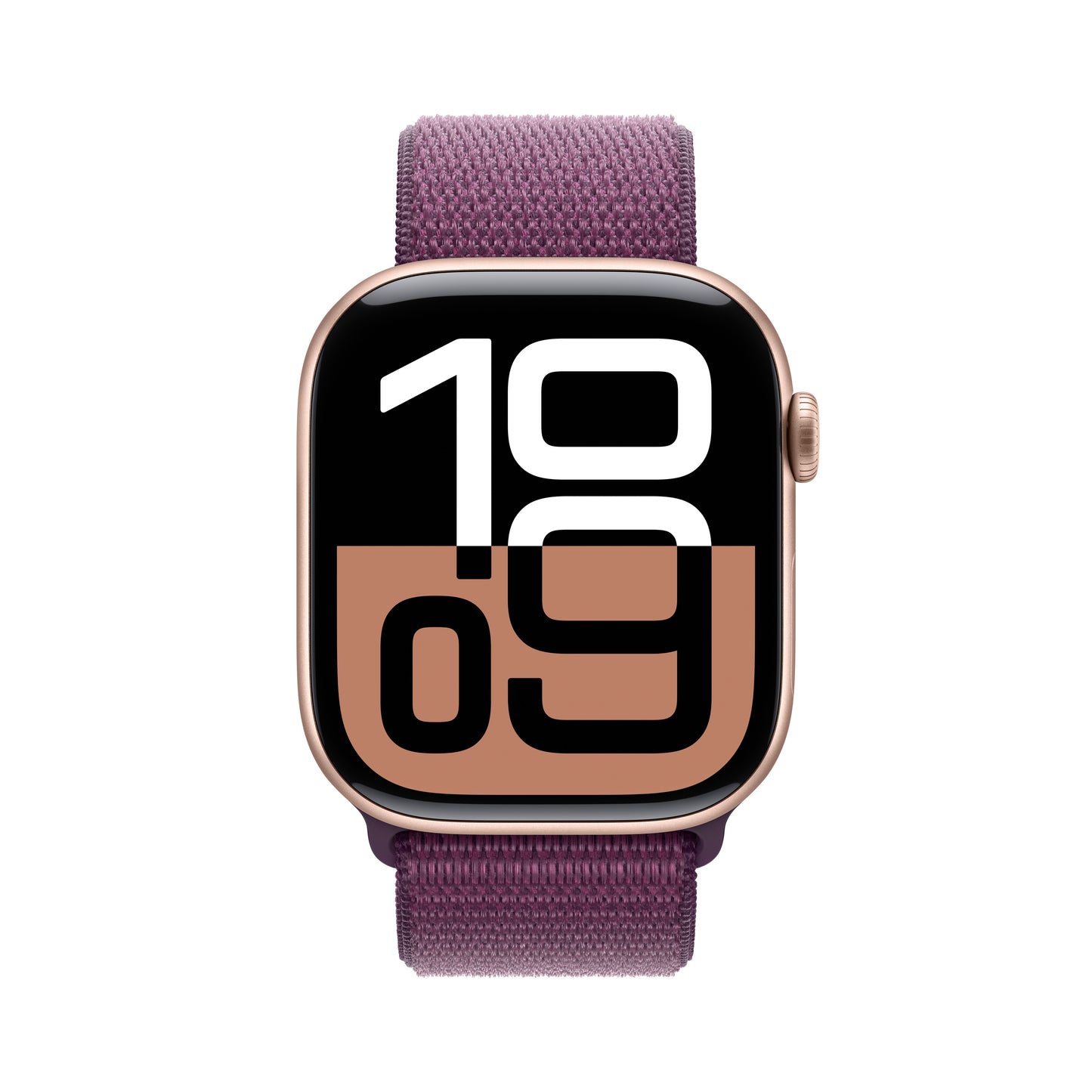 Pre-booking Apple Watch Series 10 GPS 42mm Rose Gold Aluminium Case with Plum Sport Loop, MWWK3QA/A, Delivery from 20th Sep'24 onwards