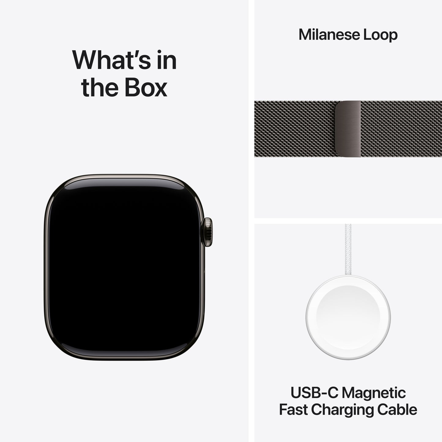 Pre-booking Apple Watch Series 10 GPS + Cellular 46mm Slate Titanium Case with Slate Milanese Loop - S/M, MC7R4QA/A, Delivery from 20th Sep'24 onwards