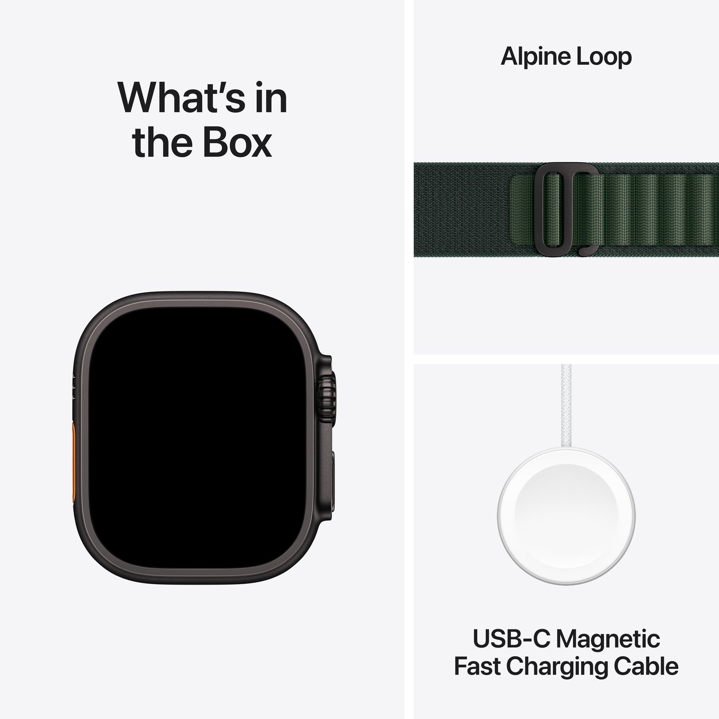 Pre-booking Apple Watch Ultra 2 GPS + Cellular 49mm Black Titanium Case with Dark Green Alpine Loop - Small, MX4Q3QA/A, Delivery from 20th Sep'24 onwards