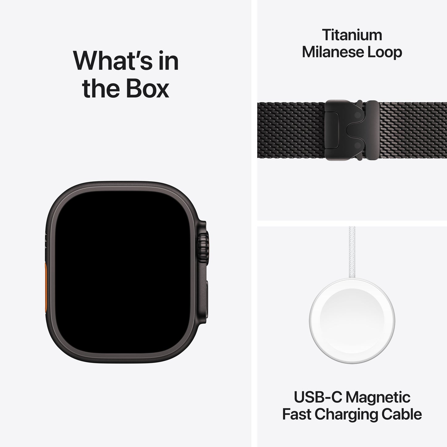 Pre-booking Apple Watch Ultra 2 GPS + Cellular 49mm Black Titanium Case with Black Titanium Milanese Loop - S, MX4W3QA/A, Delivery from 20th Sep'24 onwards