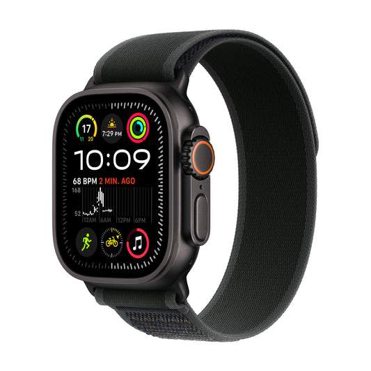 Pre-booking Apple Watch Ultra 2 GPS + Cellular 49mm Black Titanium Case with Black Trail Loop - S/M, MX4U3QA/A, Delivery from 20th Sep'24 onwards