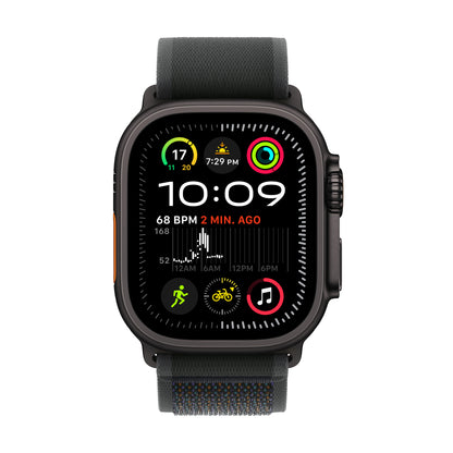 Pre-booking Apple Watch Ultra 2 GPS + Cellular 49mm Black Titanium Case with Black Trail Loop - M/L, MX4V3QA/A, Delivery from 20th Sep'24 onwards