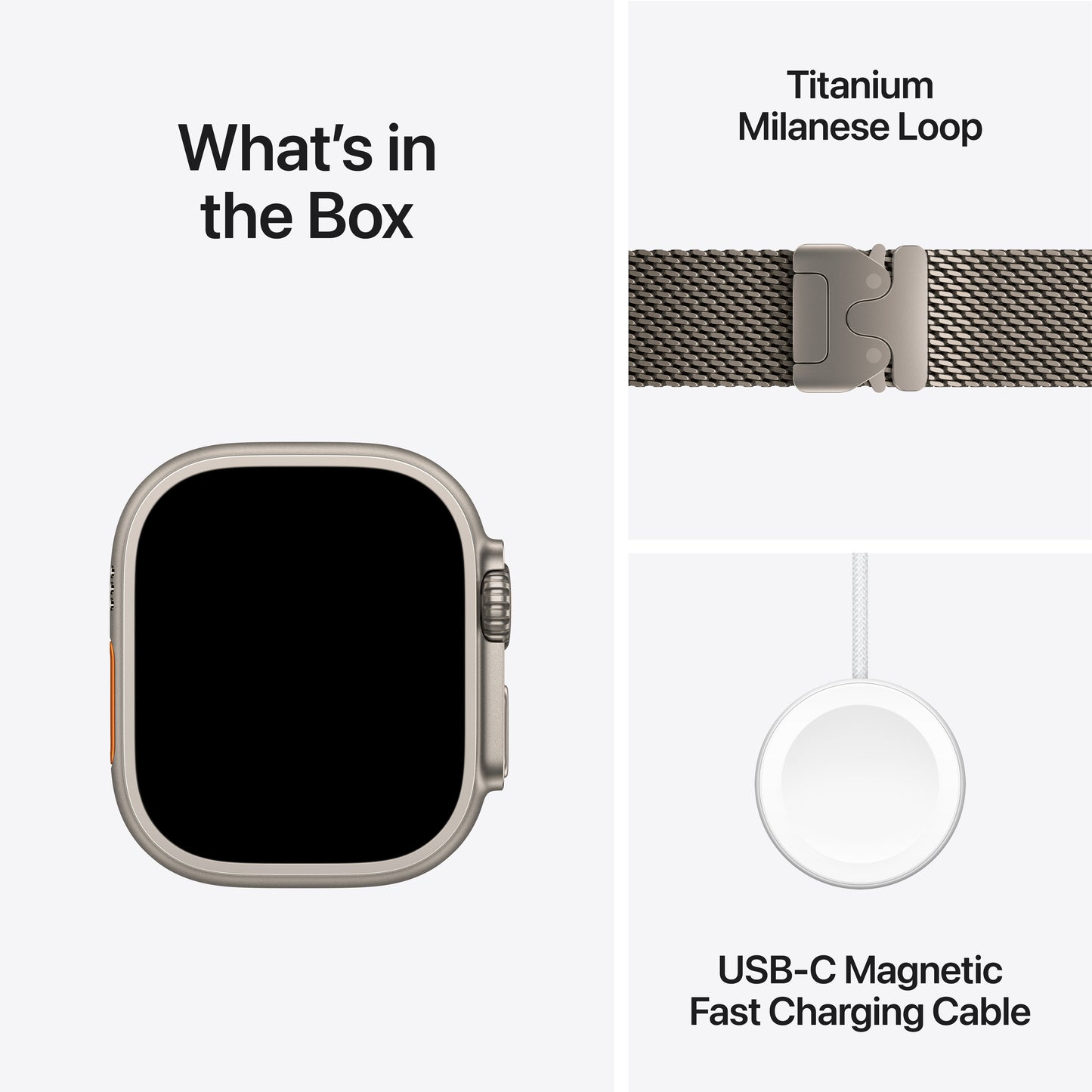 Pre-booking Apple Watch Ultra 2 GPS + Cellular 49mm Natural Titanium Case with Natural Titanium Milanese Loop - S, MX4M3QA/A, Delivery from 20th Sep'24 onwards