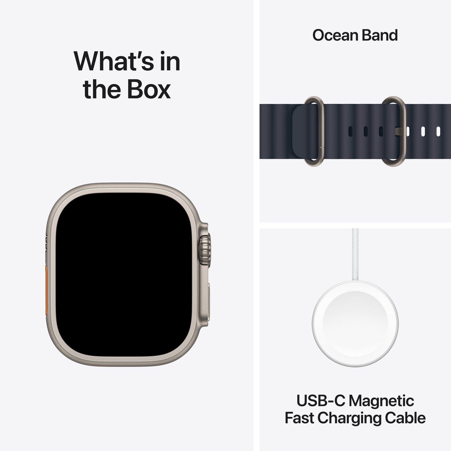 Pre-booking Apple Watch Ultra 2 GPS + Cellular 49mm Natural Titanium Case with Navy Ocean Band, MX4D3QA/A, Delivery from 20th Sep'24 onwards