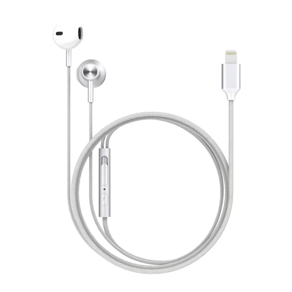 MYX PRO BASS X LIGHTNING STEREO EARPHONES WHT