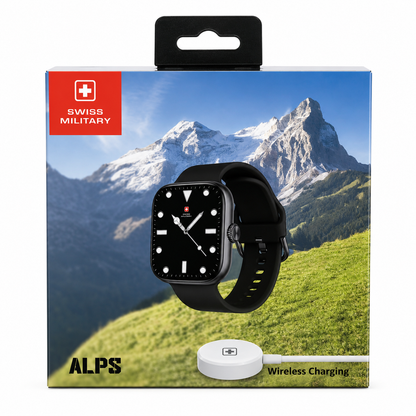 Swiss Military Alps 4 Smartwatch, Black