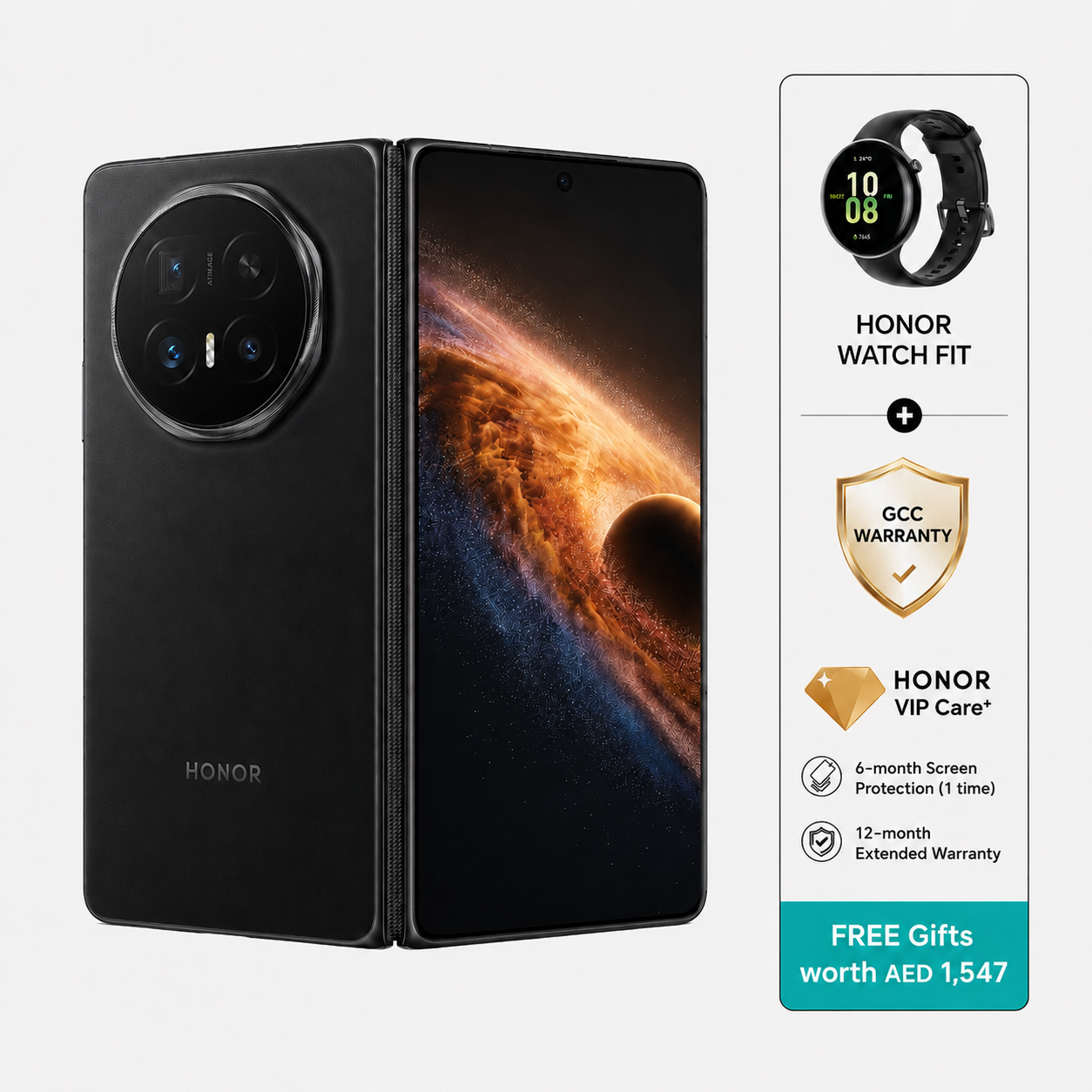 Honor Magic V6 5G Foldable Smartphone 16GB RAM 512GB Black | Ecity