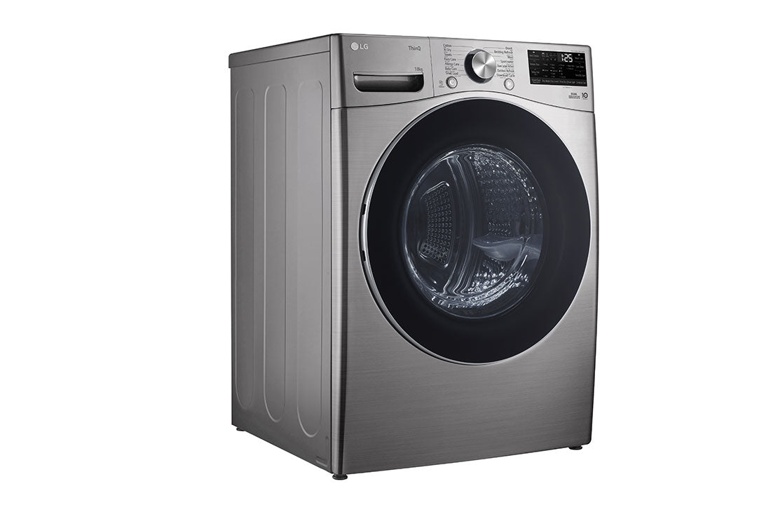 LG 18Kg Dual Inverter Heat Pump™ Dryer Stainless silver finish RH18U8EVCW