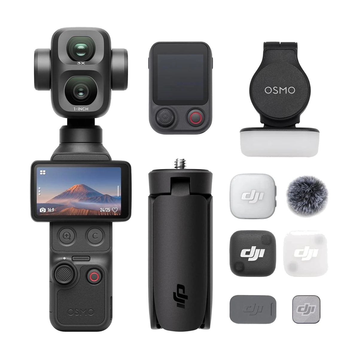 DJI Osmo Pocket 4P Vlog Combo Black Gimbal Camera ZPK400P-C2
