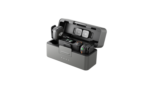 DJI Mic 3 (2 TX + 1 RX + Charging Case) MIC300 - Full Kit View