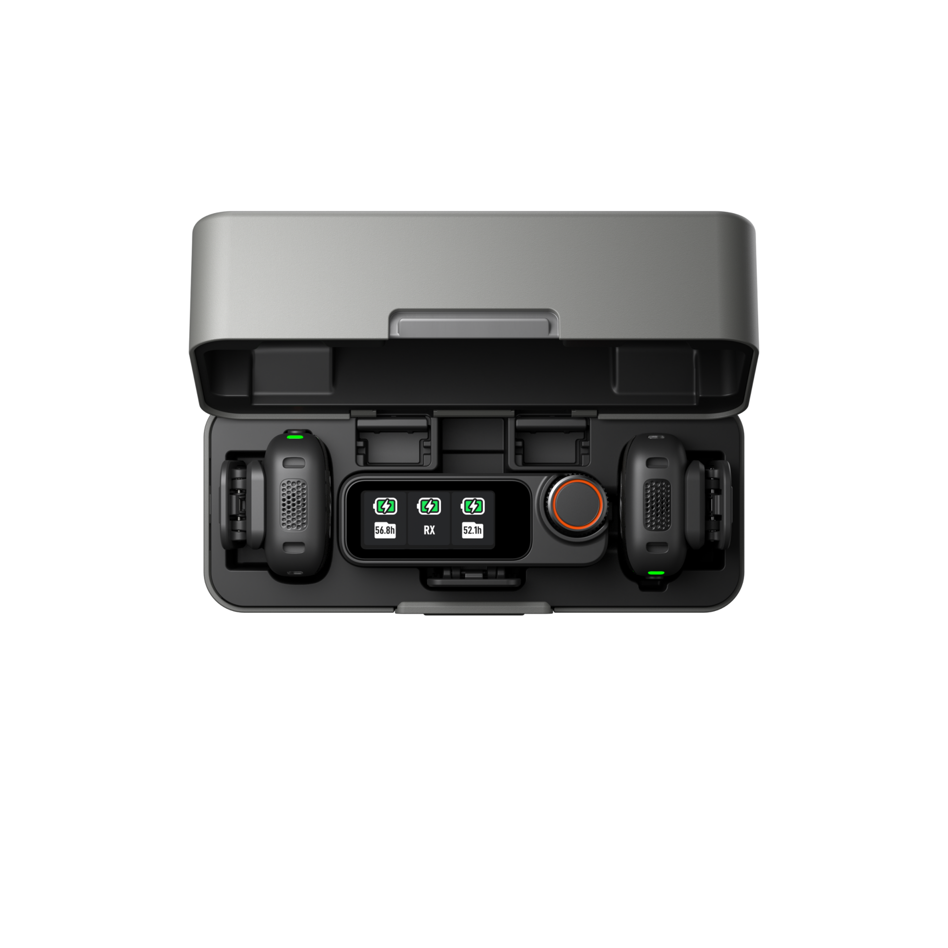 DJI Mic 3 (2 TX + 1 RX + Charging Case) MIC300 - Receiver View