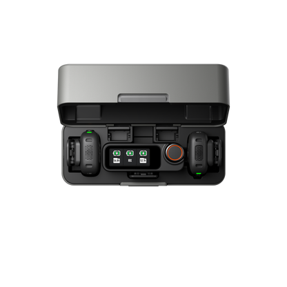 DJI Mic 3 (2 TX + 1 RX + Charging Case) MIC300 - Receiver View