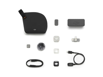 DJI Mic Mini 2S (1TX + 1 Mobile RX + Charging Case) - Grey - Charging Case