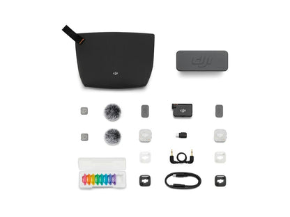 DJI Mic Mini 2S (2TX + 1RX + Charging Case) - Grey - System Components