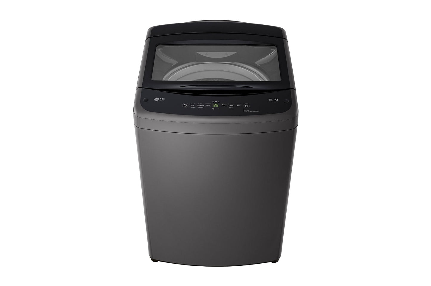 LG 12kg Top Load Washer, Smart Inverter and Turbo Drum, Black, T18V1NDHT2C