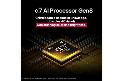 LG 75-inch QNED AI QNED82 4K Smart TV with AI Magic remote, HDR10, webOS25 (2025)