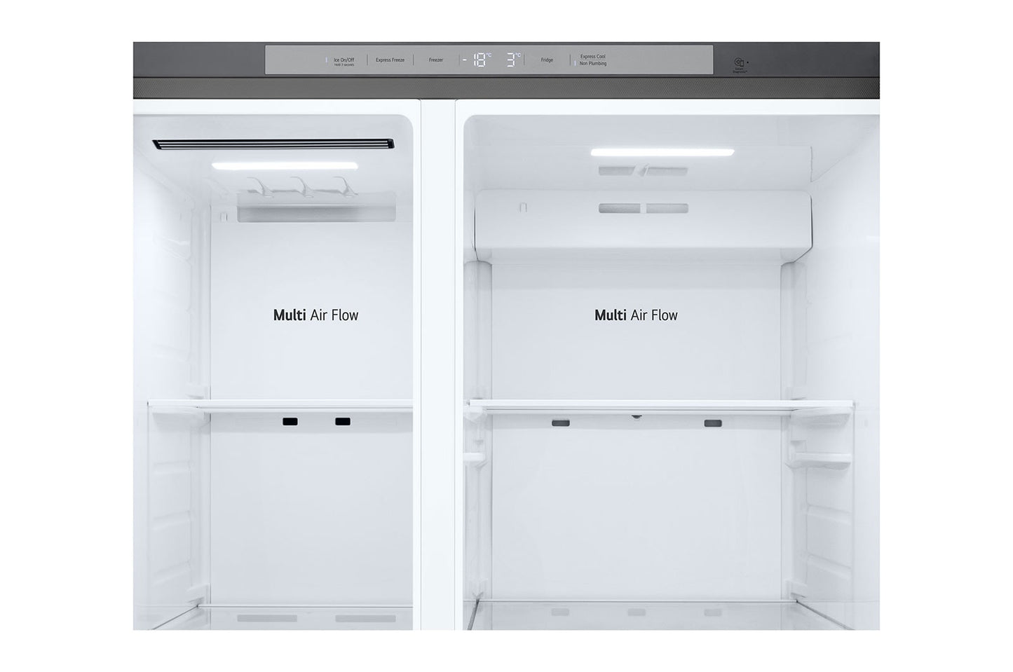 LG Linear Cooling™, Side by Side Refrigerator, 684L, Silver, GR-L267KLKW