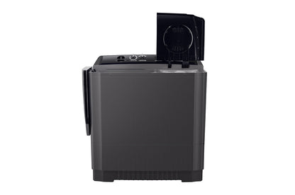 LG 10kg Twin Tub Washing Machine, Roller Jet, Mild Black Color P1461RWNL
