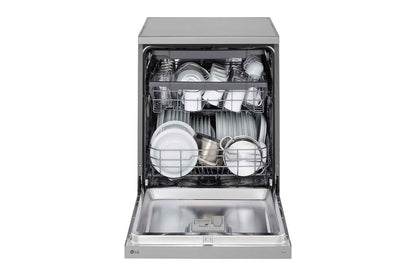 LG 14 Place Setting QuadWash™ Dishwasher, Platinum Silver, DFC513FV
