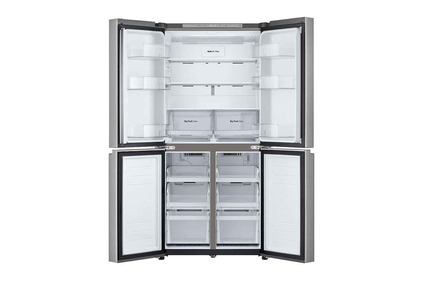 LG French Door Refrigerator,464L Capacity, GR-B29FFLZB, Prime Silver