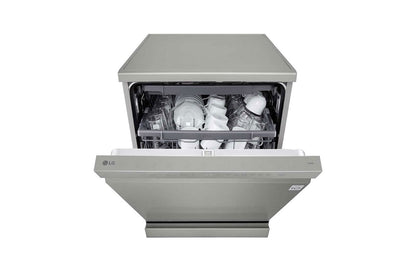 LG 14 Place Setting QuadWash™ Dishwasher, Platinum Silver, DFC513FV