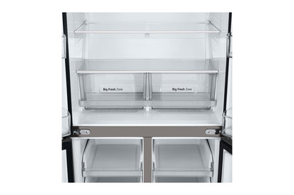 LG French Door Refrigerator,464L Capacity, GR-B29FFLZB, Prime Silver