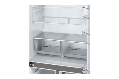 LG French Door Refrigerator,464L Capacity, GR-B29FFLZB, Prime Silver