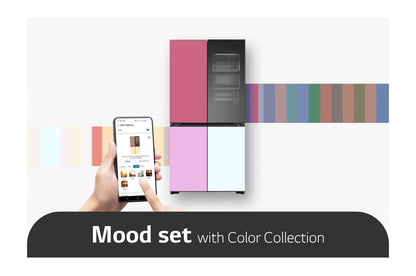 LG French Door Fridge MoodUP®, LED Doors, InstaView™ 684L GR-A34FDMKJ