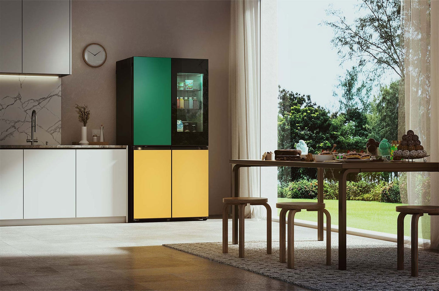 LG French Door Fridge MoodUP®, LED Doors, InstaView™ 684L GR-A34FDMKJ
