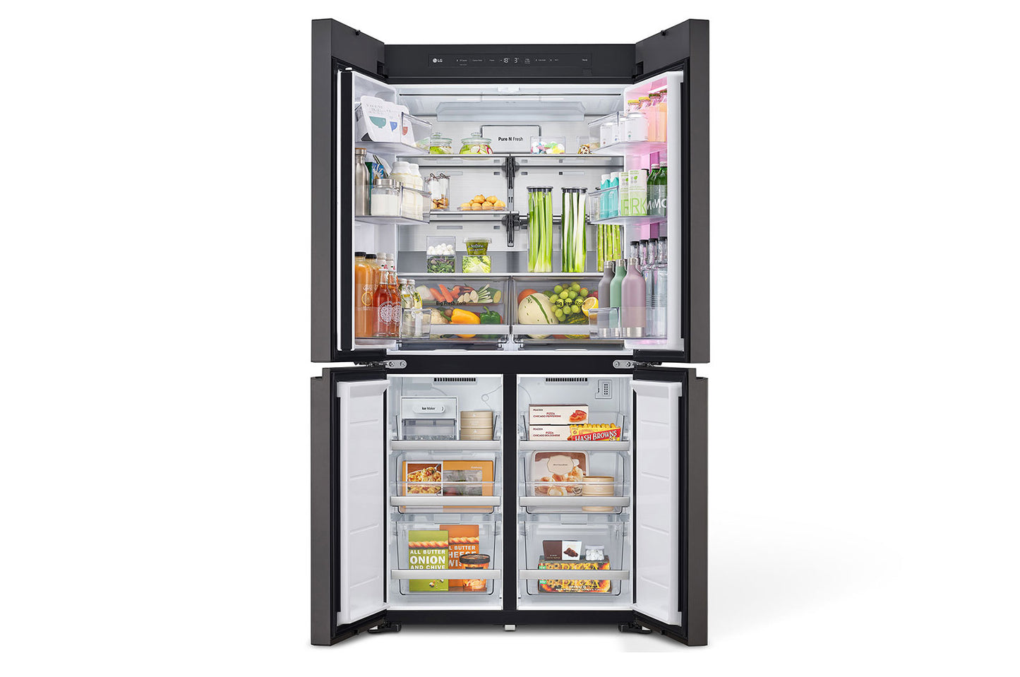 LG French Door Fridge MoodUP®, LED Doors, InstaView™ 684L GR-A34FDMKJ