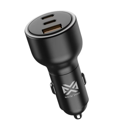 MYX PRO DRIVEVOLT 100W 3-PORT CAR CHARGER BLK