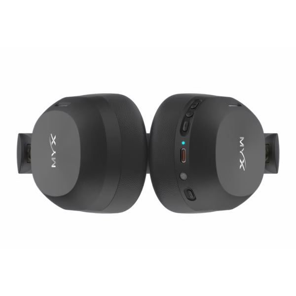 MYX PRO ECHOWAVE GAME WIRELESS HEADPHONES BLK