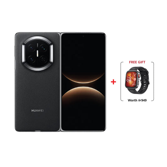 Huawei Mate X7 4G 16GB RAM, 512GB Storage, Dual SIM Foldable Smartphone, Arabic Black+ Free Watch Fit 4 Pro + Free Watch Fit 4 Pro